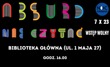 Zapraszamy na Noc Bibliotek 2023!